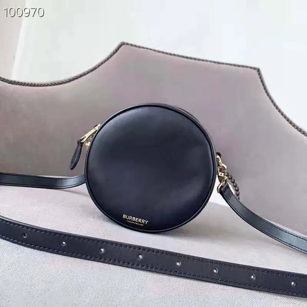 Burberry Leather Louise Bag for Women in Black Burberry Leather Louise Bag for Women in Black