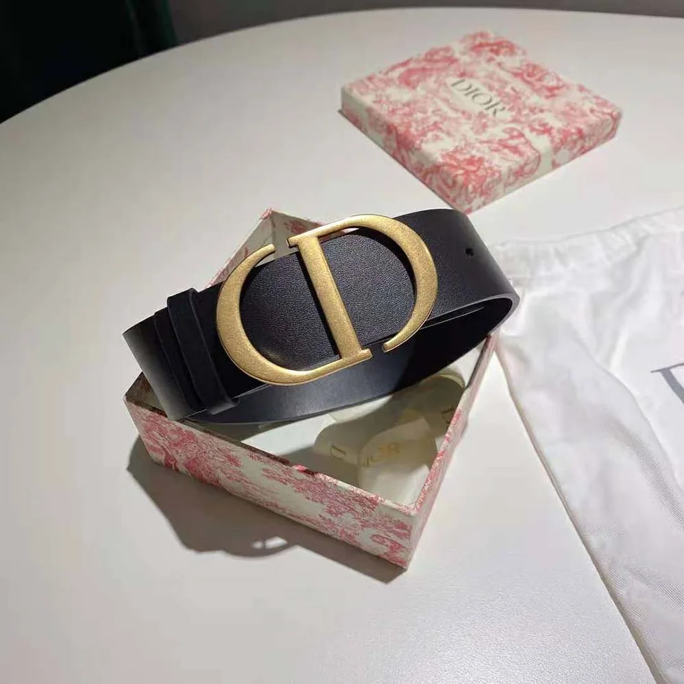Dior 30 Montaigne Belt for Women in Black Dior 30 Montaigne Belt for Women in Black