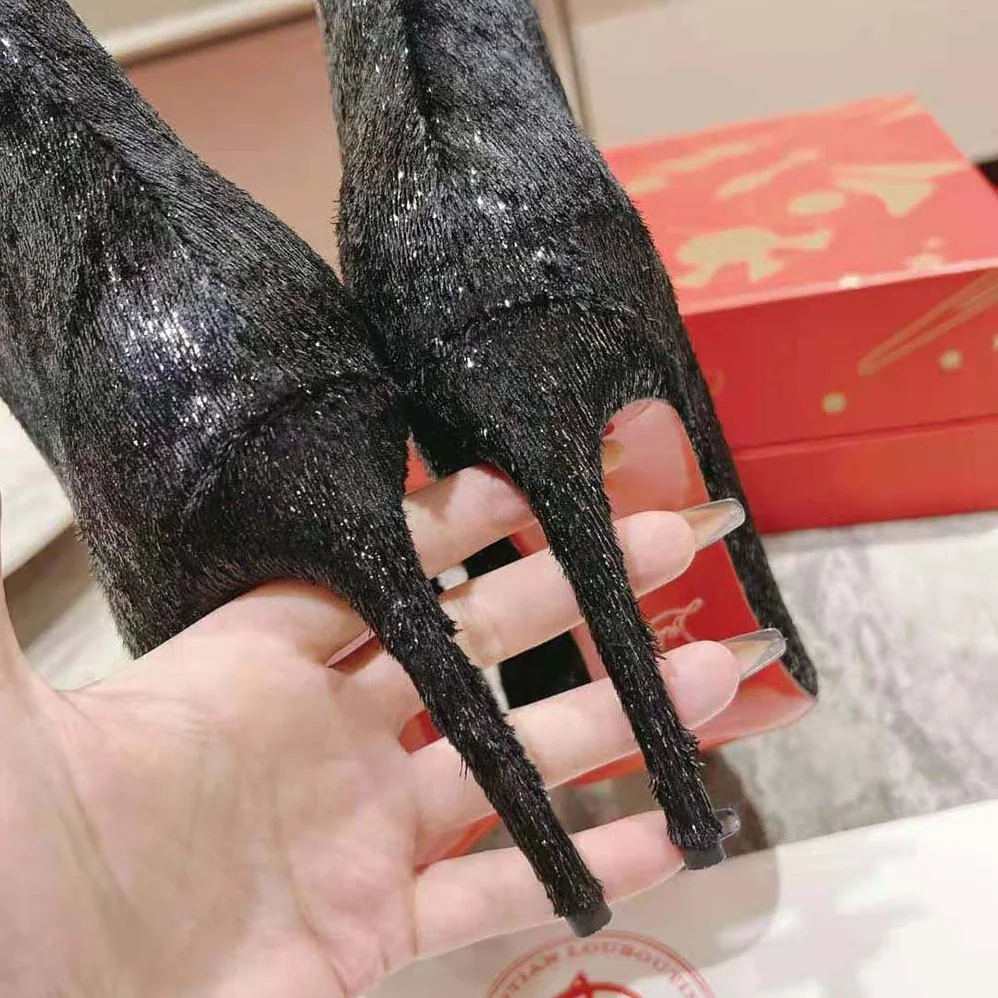 Christian Louboutin So Kate Booty 100 mm Heel Height for Women in Black Christian Louboutin So Kate Booty 100 mm Heel Height for Women in Black