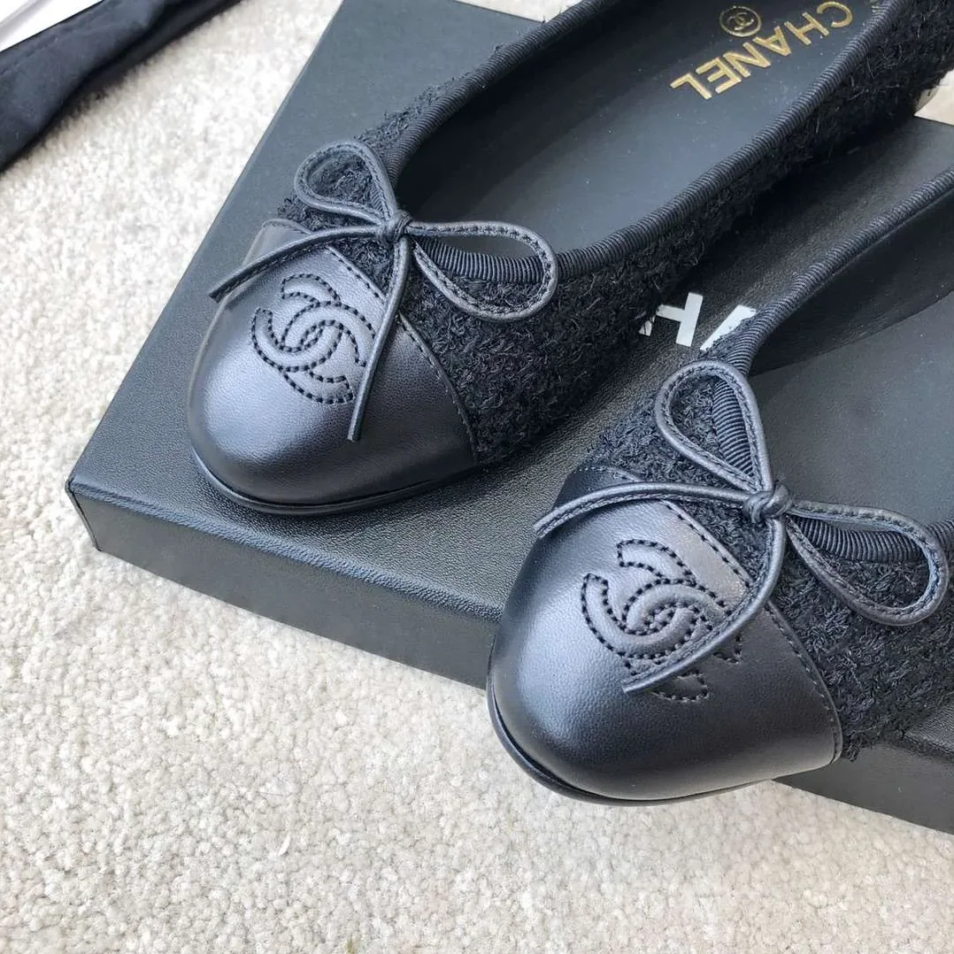 Chanel Ballet Flats Black Chanel Ballet Flats Black