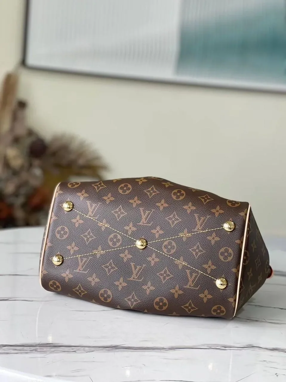 Louis Vuitton Tivoli PM Bag Monogram Canvas Brown /