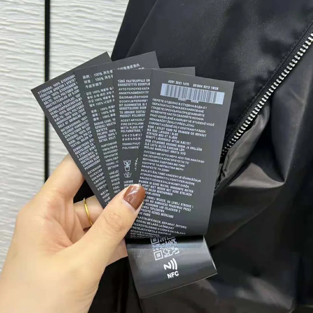 Prada Re-Nylon Hooded Blouson Jacket with Pouch for Women in Black Prada Re-Nylon Hooded Blouson Jacket with Pouch for Women in Black