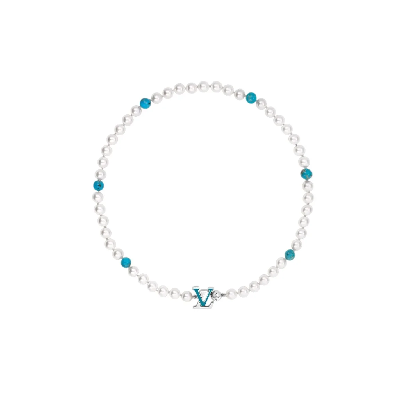 Louis Vuitton Turquoise Rodeo Necklace /