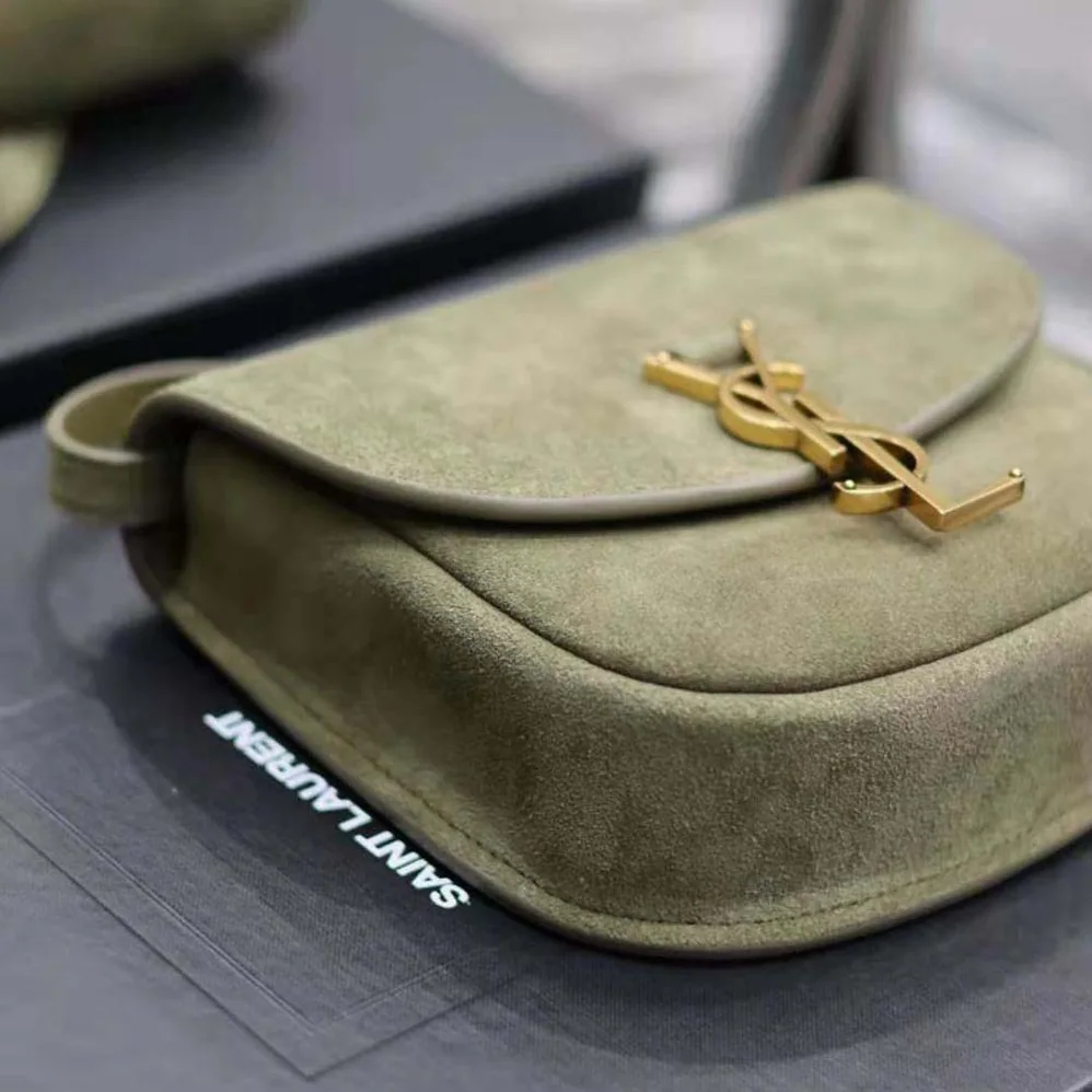Saint Laurent YSL Kaia Small Satchel in Suede for Women Saint Laurent YSL Kaia Small Satchel in Suede for Women