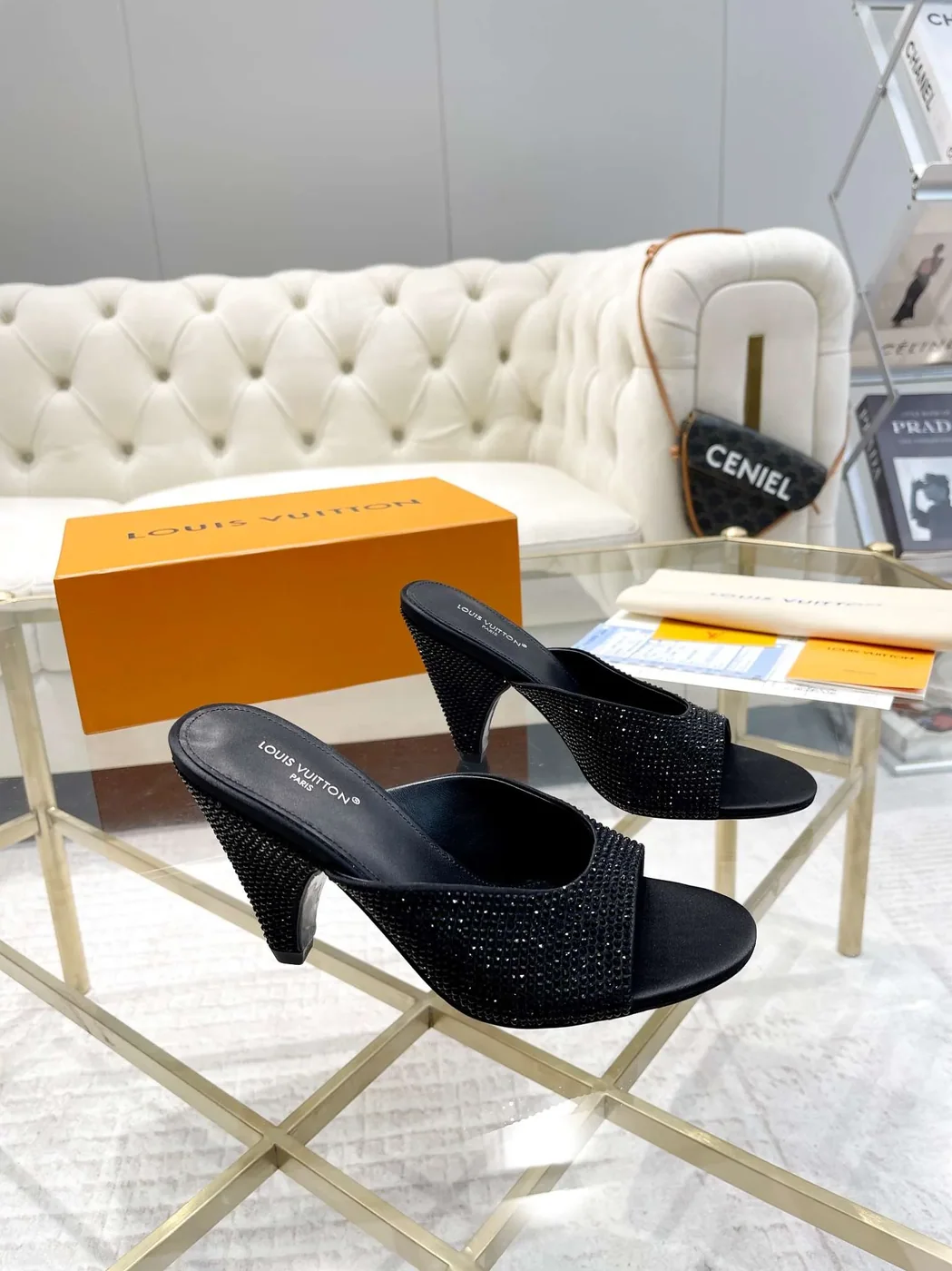 Louis Vuitton Super Mule Black Louis Vuitton Super Mule Black