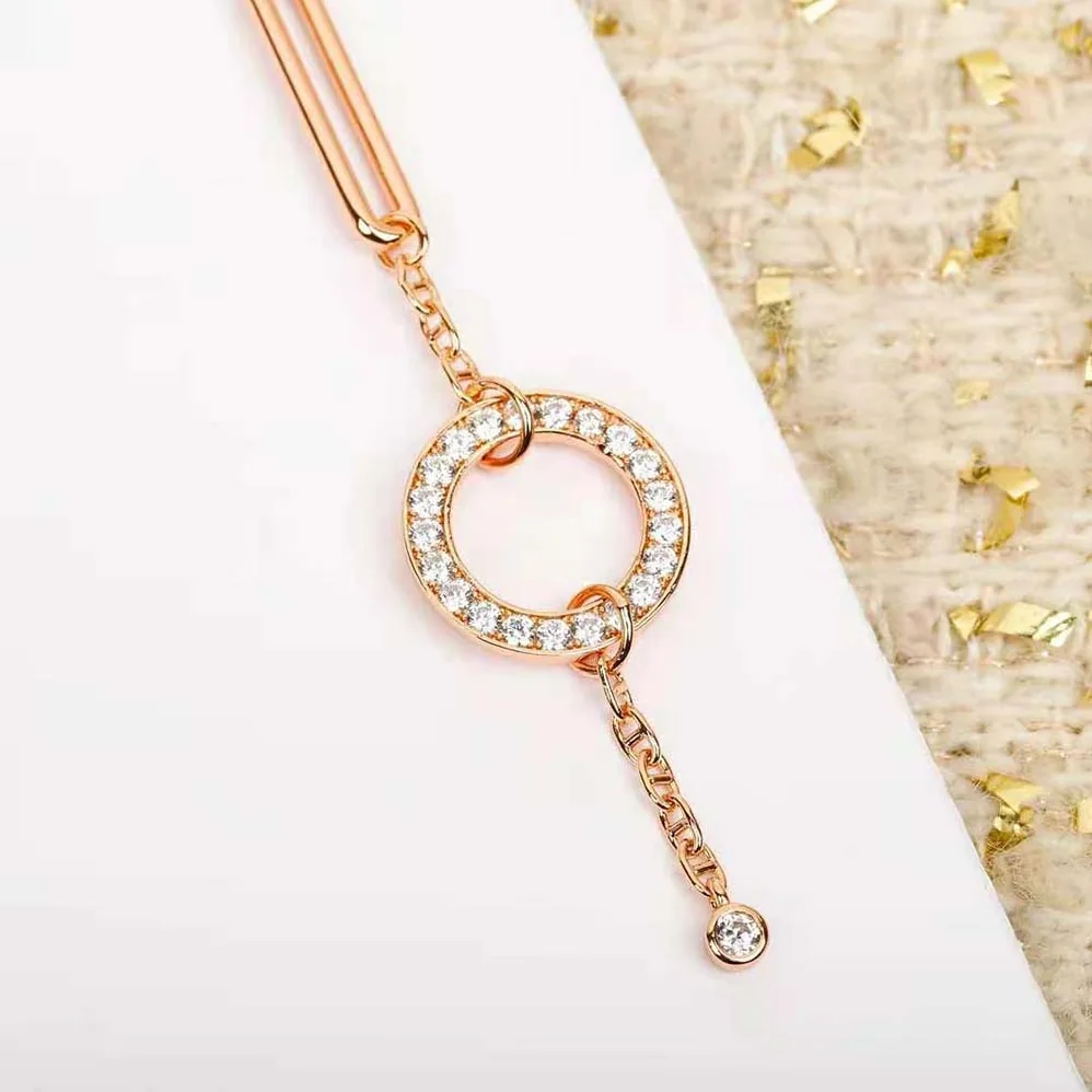 Hermes Chaine D'ancre Chaos Lariat Necklace for Women Hermes Chaine D'ancre Chaos Lariat Necklace for Women