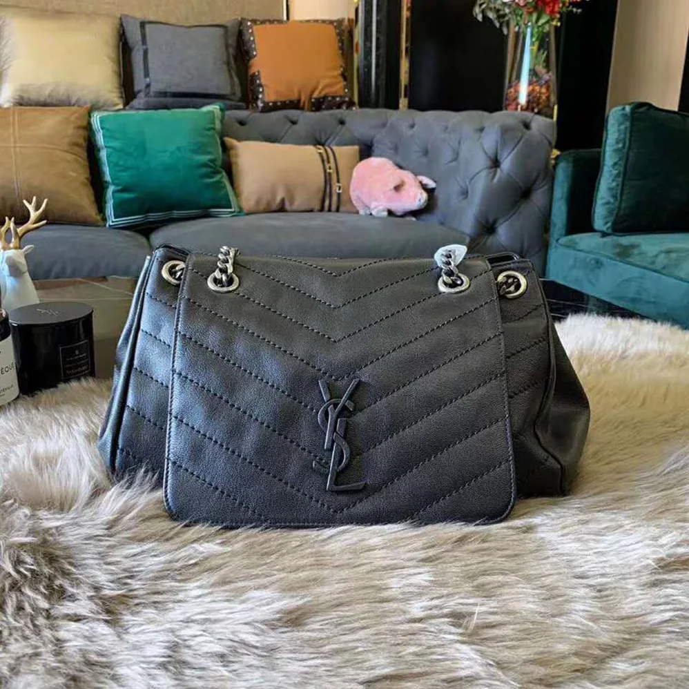 Saint Laurent YSL Nolita Small Bag Vintage Leather for Women in Black Saint Laurent YSL Nolita Small Bag Vintage Leather for Women in Black