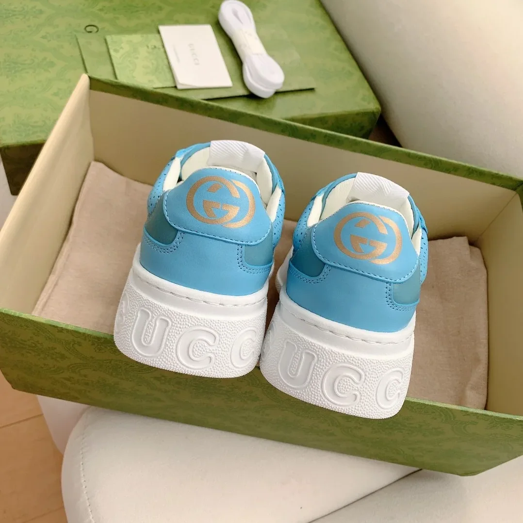 Gucci GG Sneaker Light Blue Supreme for Men Gucci GG Sneaker Light Blue Supreme for Men