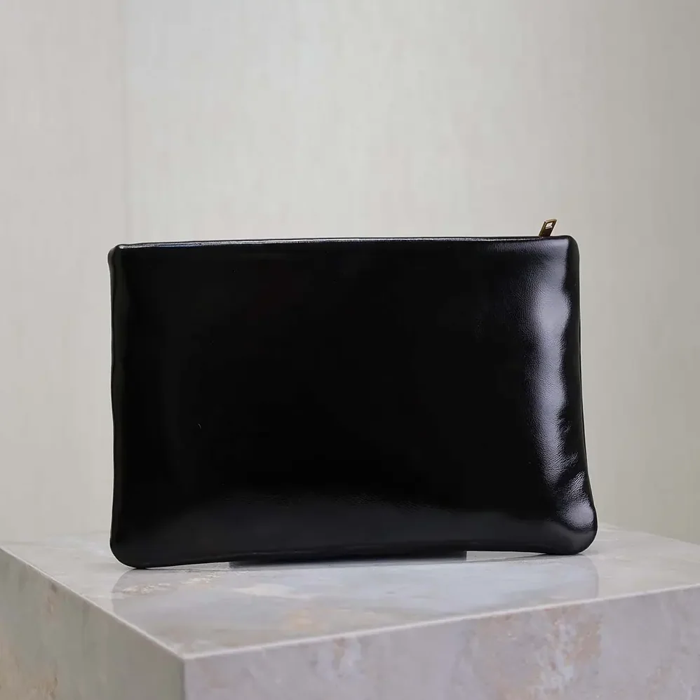 Saint Laurent YSL Calypso Small Pouch in Lambskin for Women