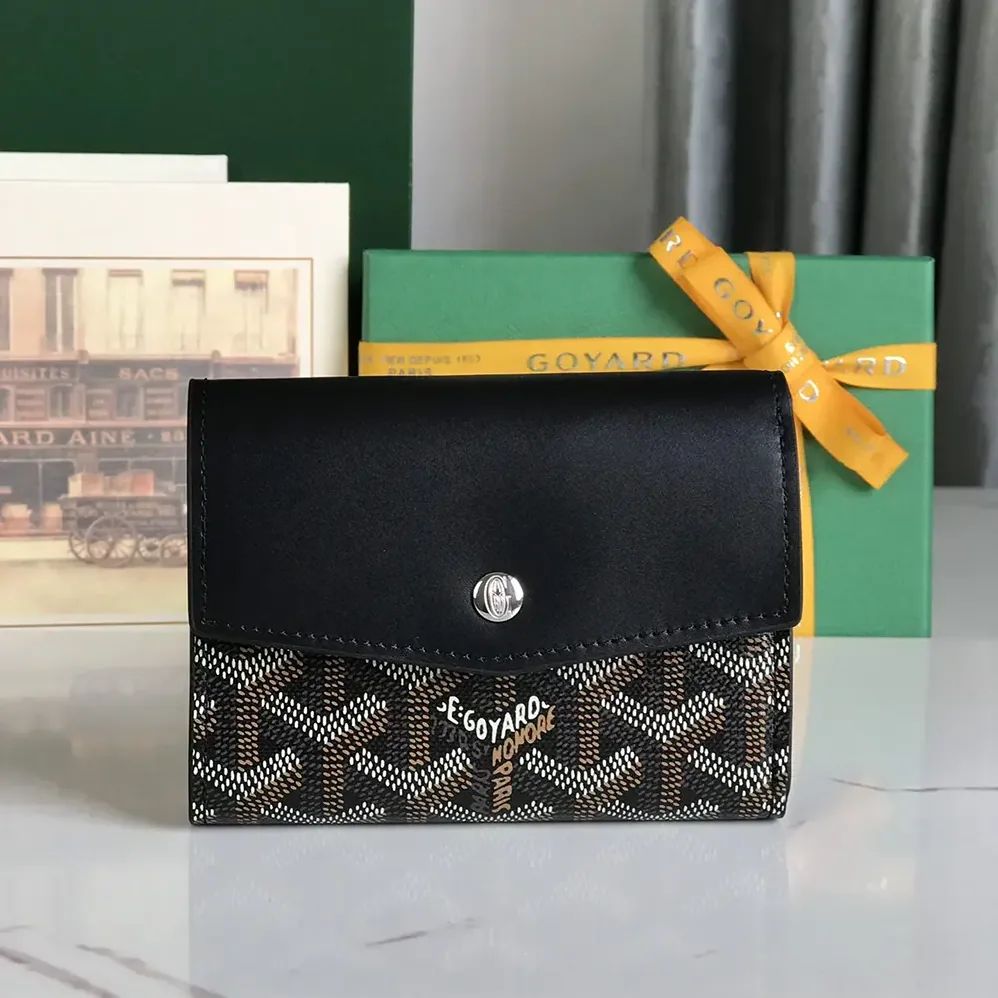 Goyard Saint Gabrie Wallet for Unisex in Black
