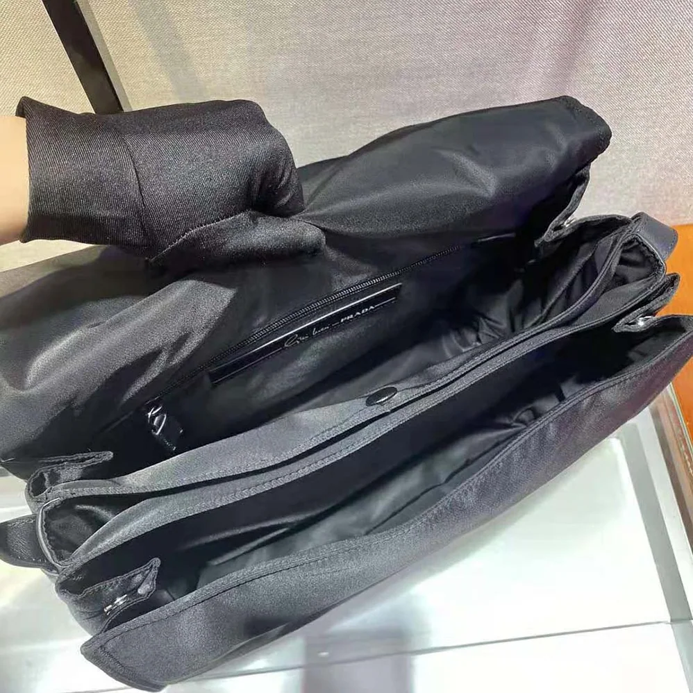 Prada Re-Nylon Large Padded Shoulder Bag for Women in Black Prada Re-Nylon Large Padded Shoulder Bag for Women in Black