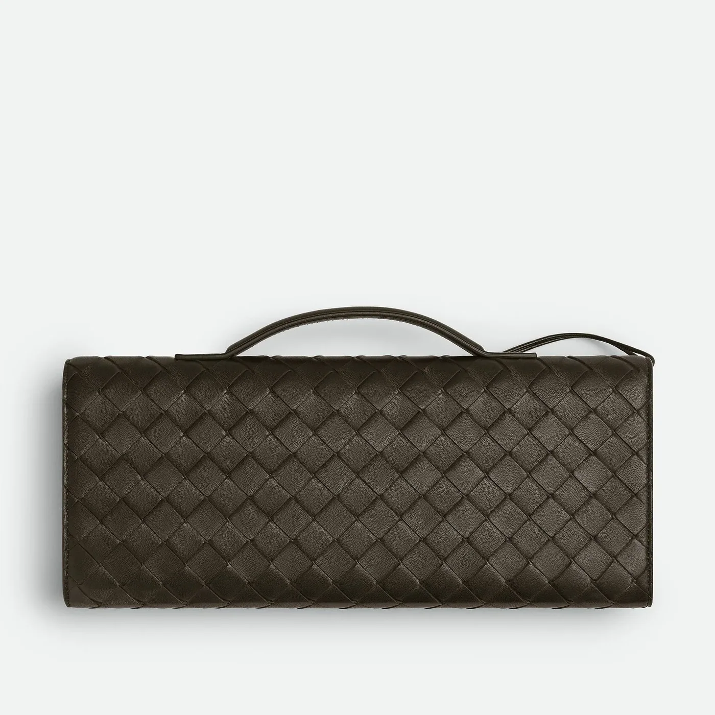 Bottega Veneta Andiamo Clutch Kaki /
