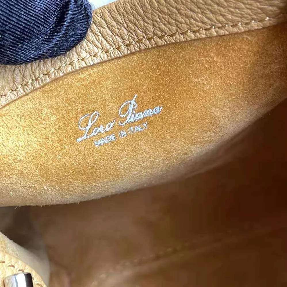 Loro Piana Micro Bale Bag in Calfskin Leather for Women in Brown Loro Piana Micro Bale Bag in Calfskin Leather for Women in Brown