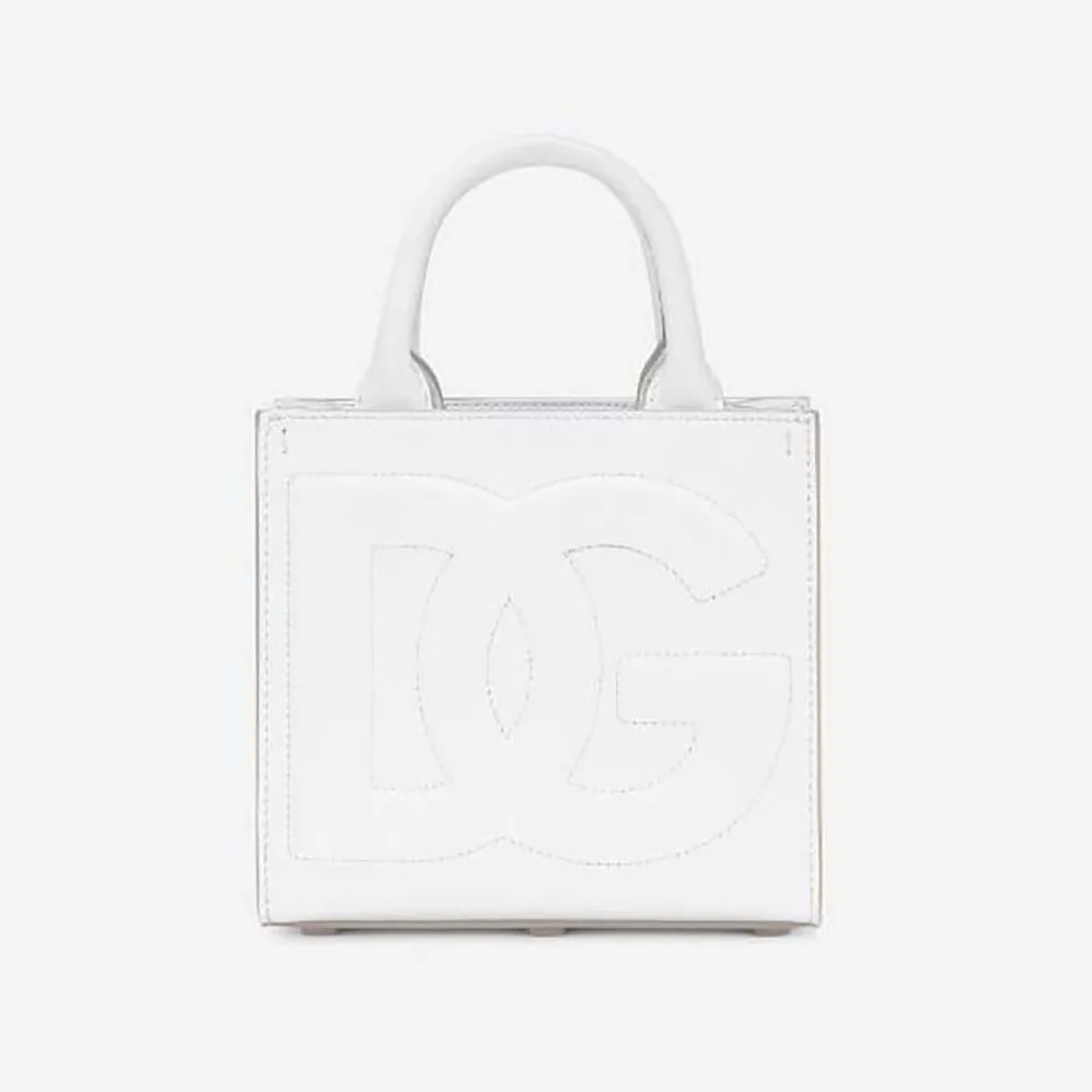 Dolce Gabbana D&G DG Daily Mini Shopper for Women in White Dolce Gabbana D&G DG Daily Mini Shopper for Women in White