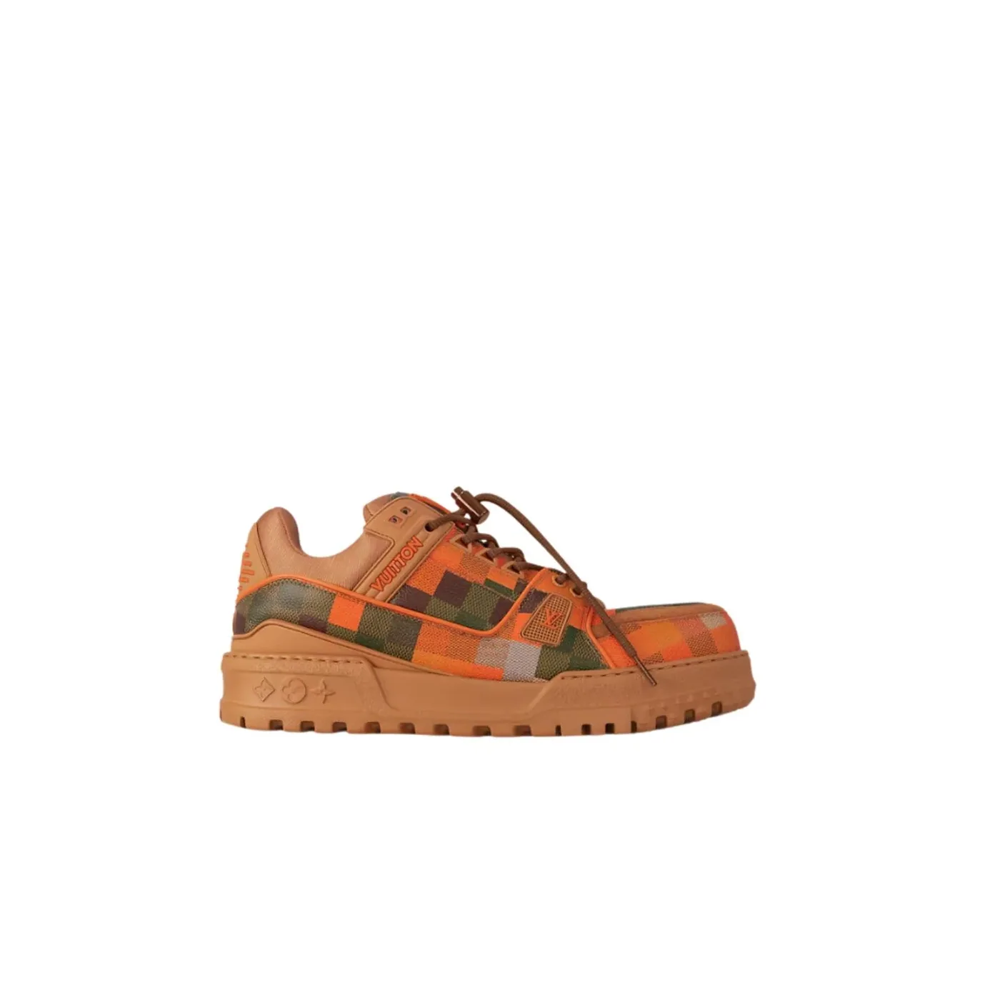 Louis Vuitton LV Trainer Maxi Sneaker Orange 1AD7SI Louis Vuitton LV Trainer Maxi Sneaker Orange 1AD7SI