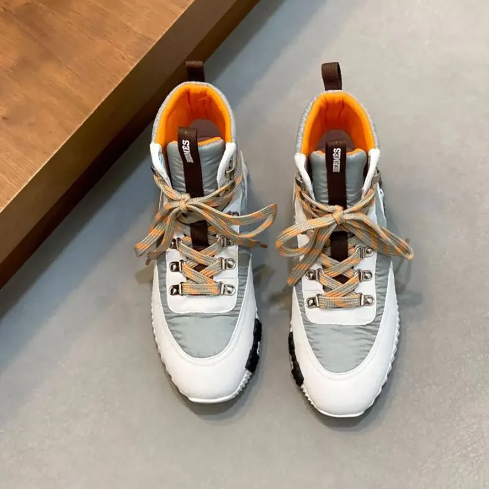 Hermes Klimb Sneaker in Ripstop Fabric and Suede Goatskin for Men