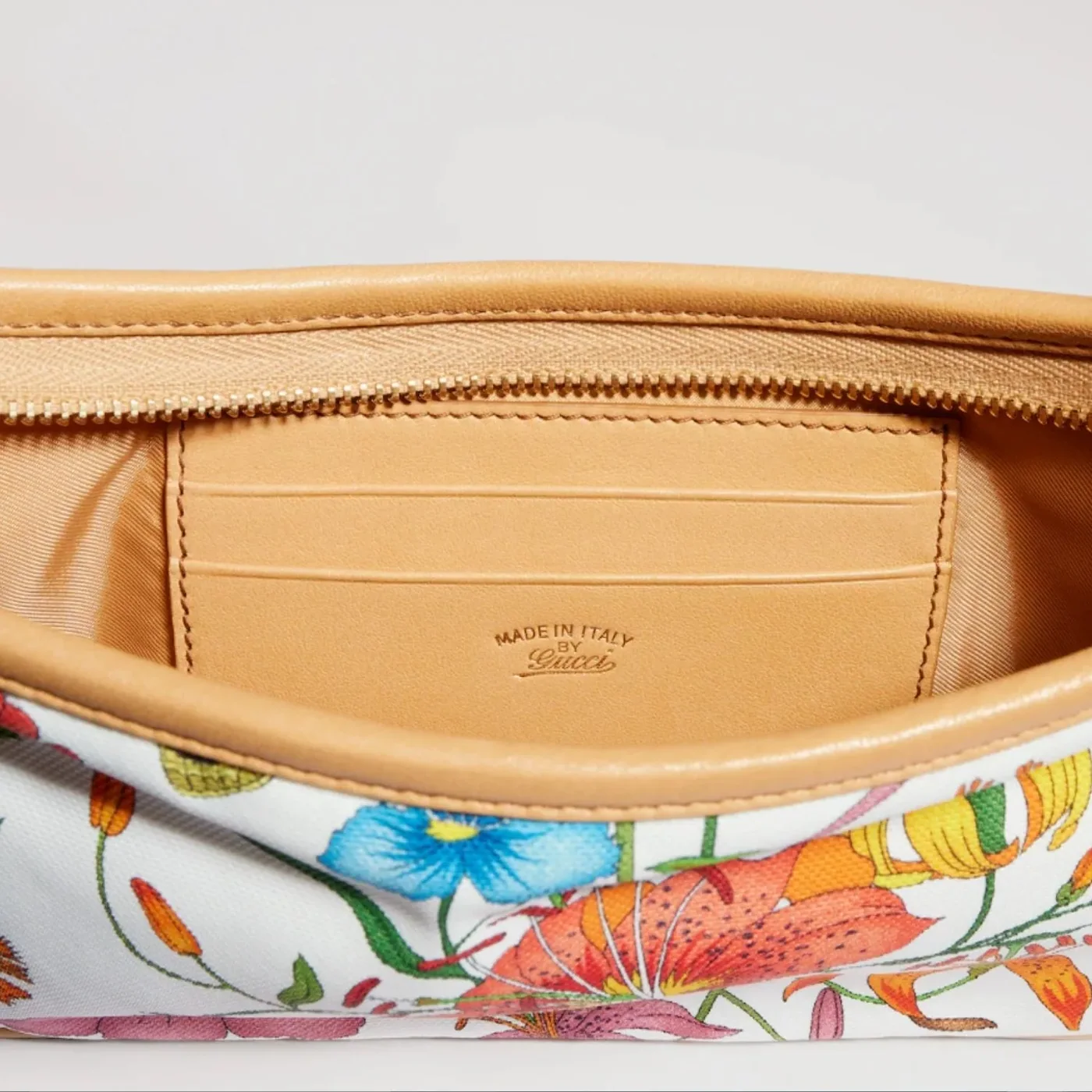 Gucci Gossip Small Shoulder Bag in White/ Multicolor Gold Hardware