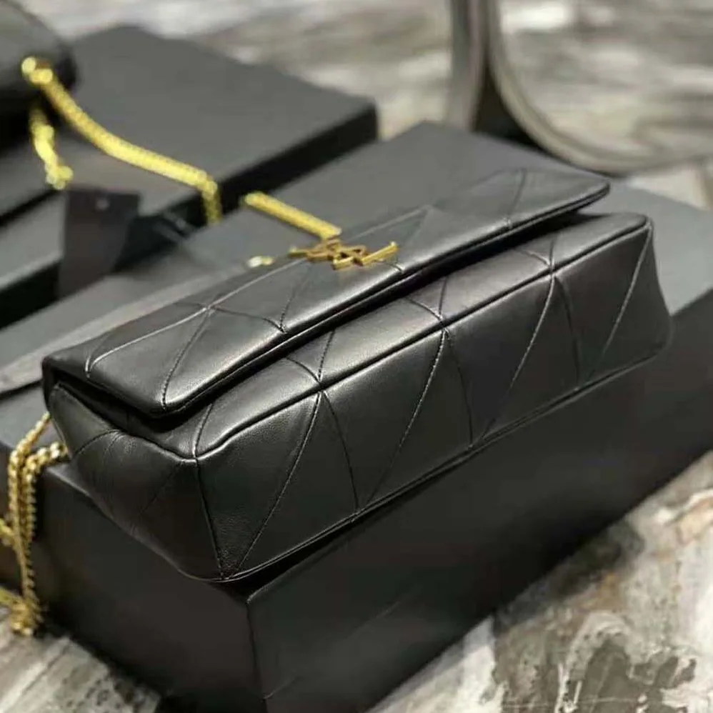 Saint Laurent YSL Jamie Medium Carre Reive Gauche in Lambskin for Women Saint Laurent YSL Jamie Medium Carre Reive Gauche in Lambskin for Women