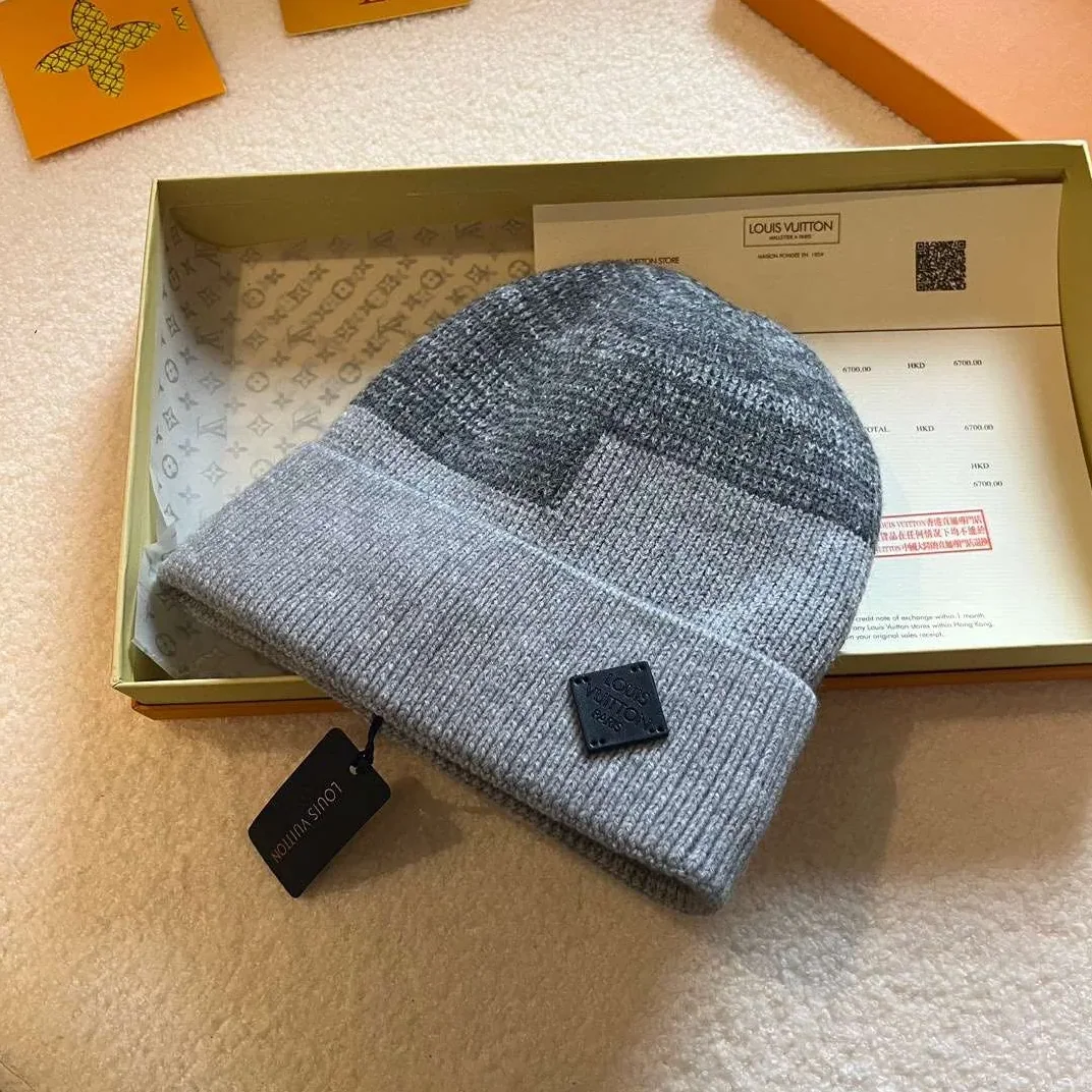 Louis Vuitton Neo Petit Damier Beanie Grey Louis Vuitton Neo Petit Damier Beanie Grey