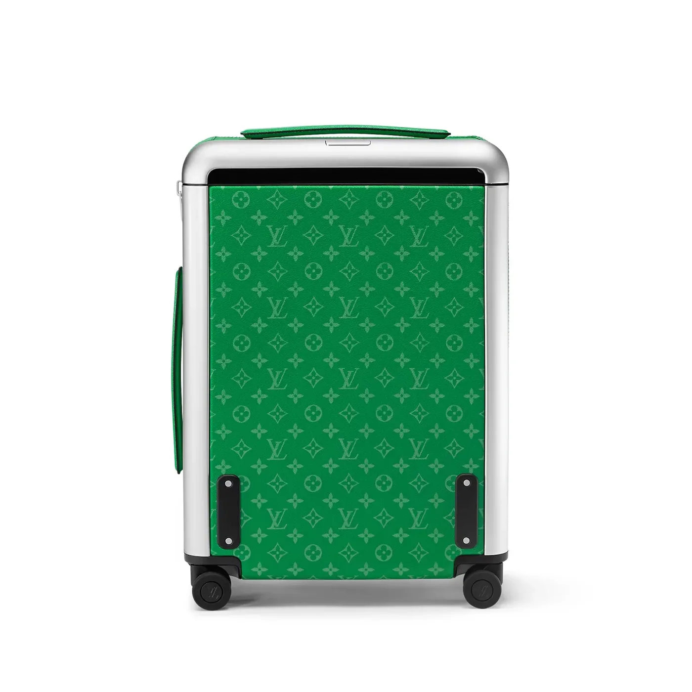 Louis Vuitton Horizon 55 Suitcase in Green Silver Hardware