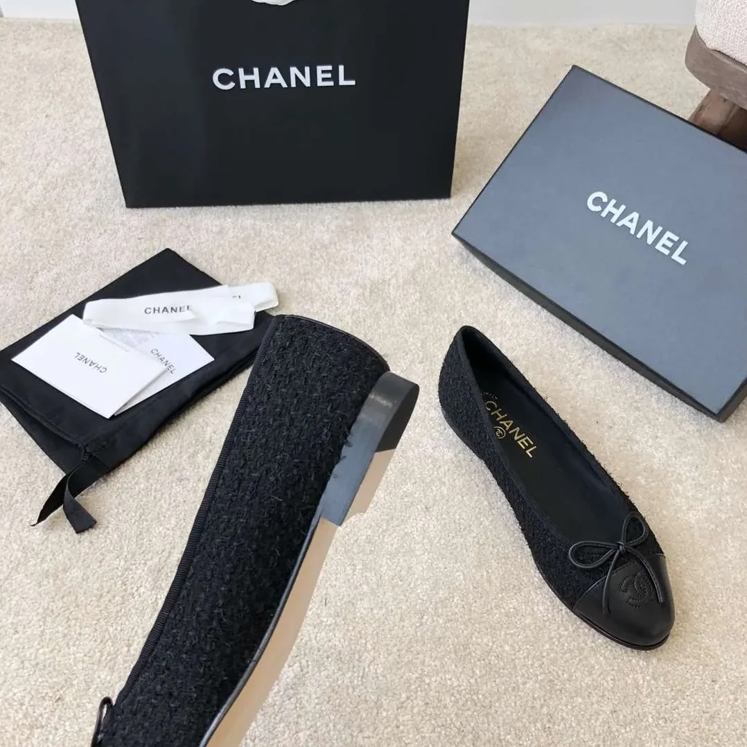 Chanel Ballet Flats Black Chanel Ballet Flats Black