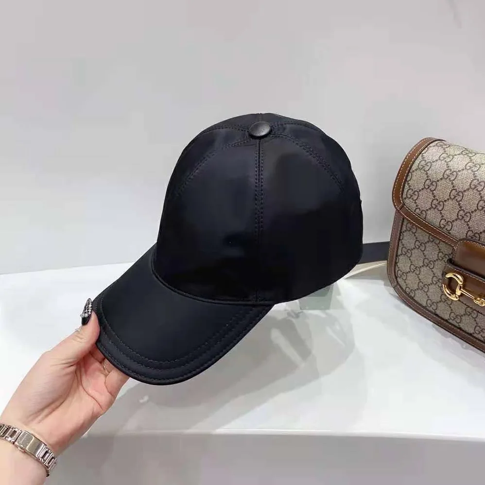 Prada Re-Nylon Baseball Cap for Women in Black