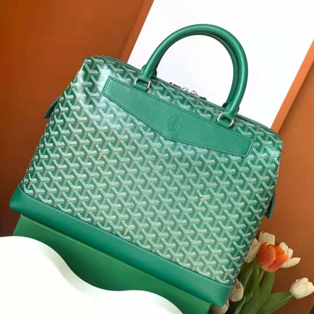 Goyard Cisalpin Document Case for Unisex in Green Goyard Cisalpin Document Case for Unisex in Green
