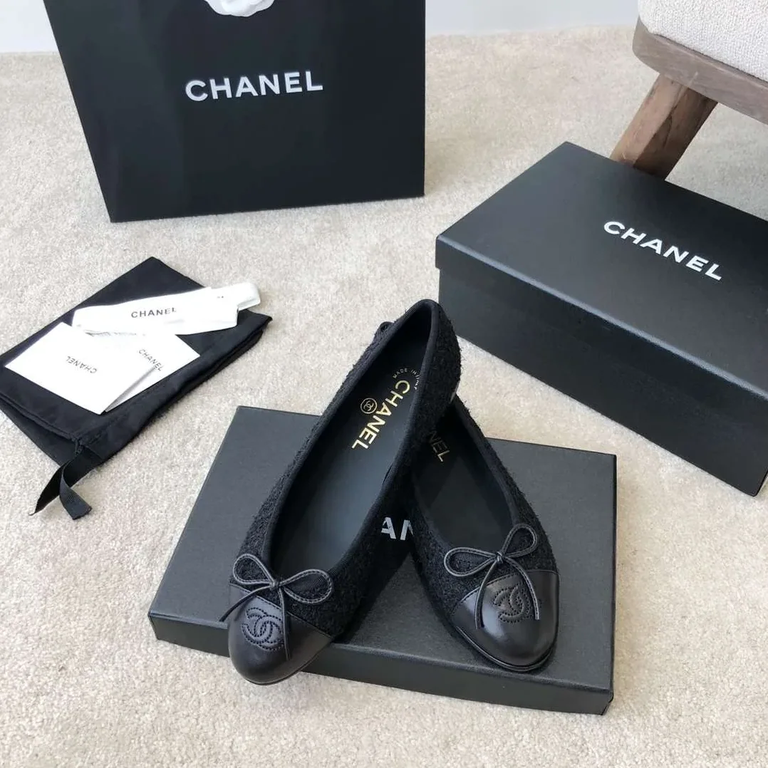 Chanel Ballet Flats Black Chanel Ballet Flats Black
