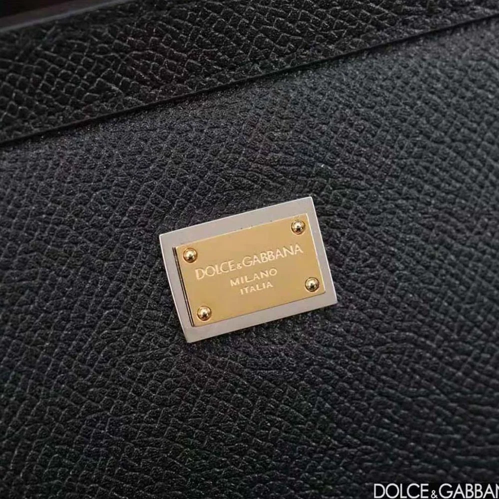 Dolce Gabbana D&G Small Calfskin Sicily Bag with Rhinestones for Women Dolce Gabbana D&G Small Calfskin Sicily Bag with Rhinestones for Women