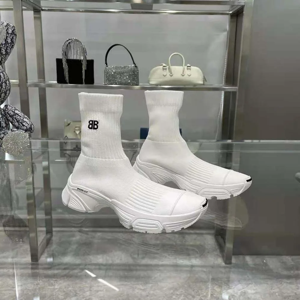 Balenciaga Speed 3.0 Sneaker in White Recycled Knit for Women