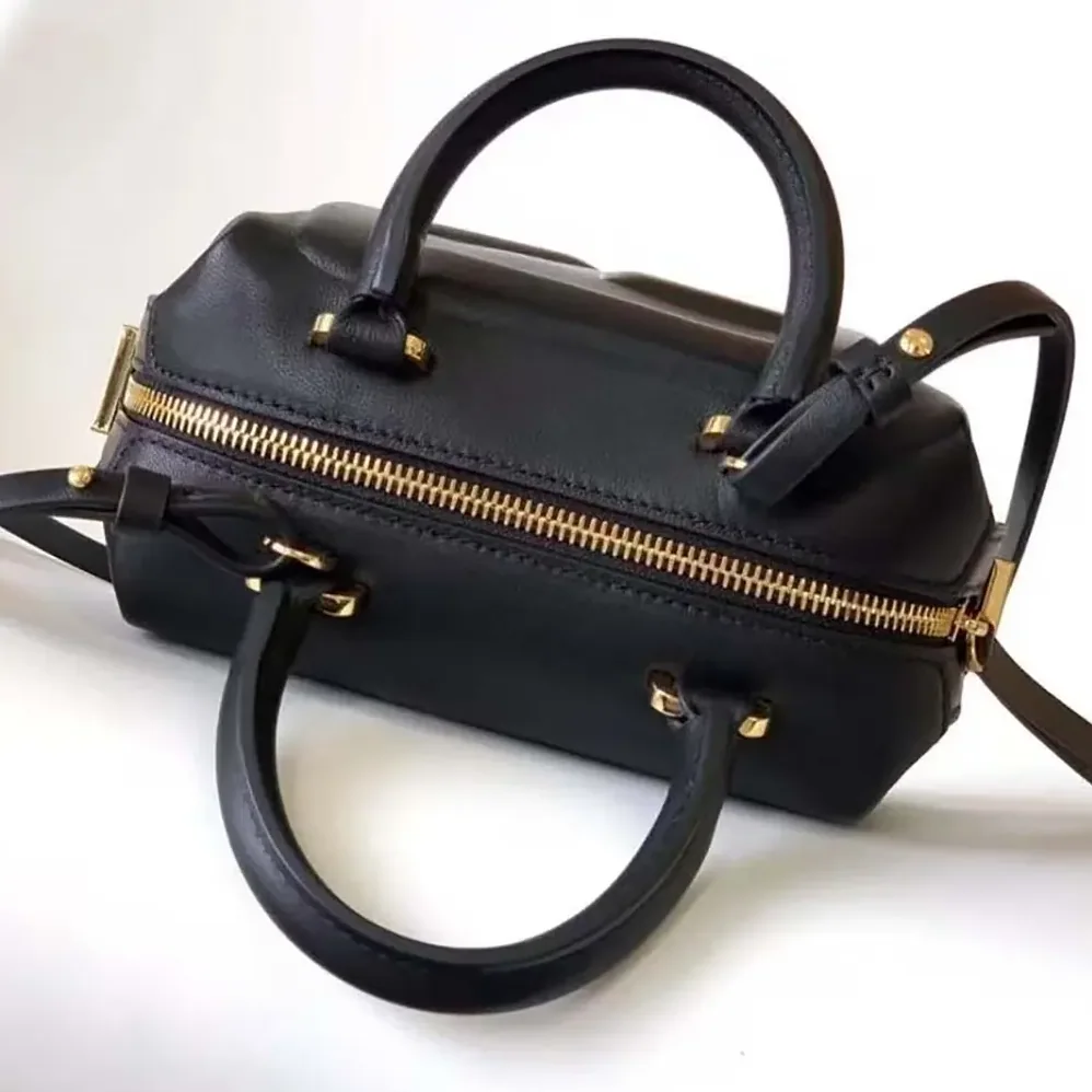 Fendi Nappa FF Mini Cube Bag for Women in Black
