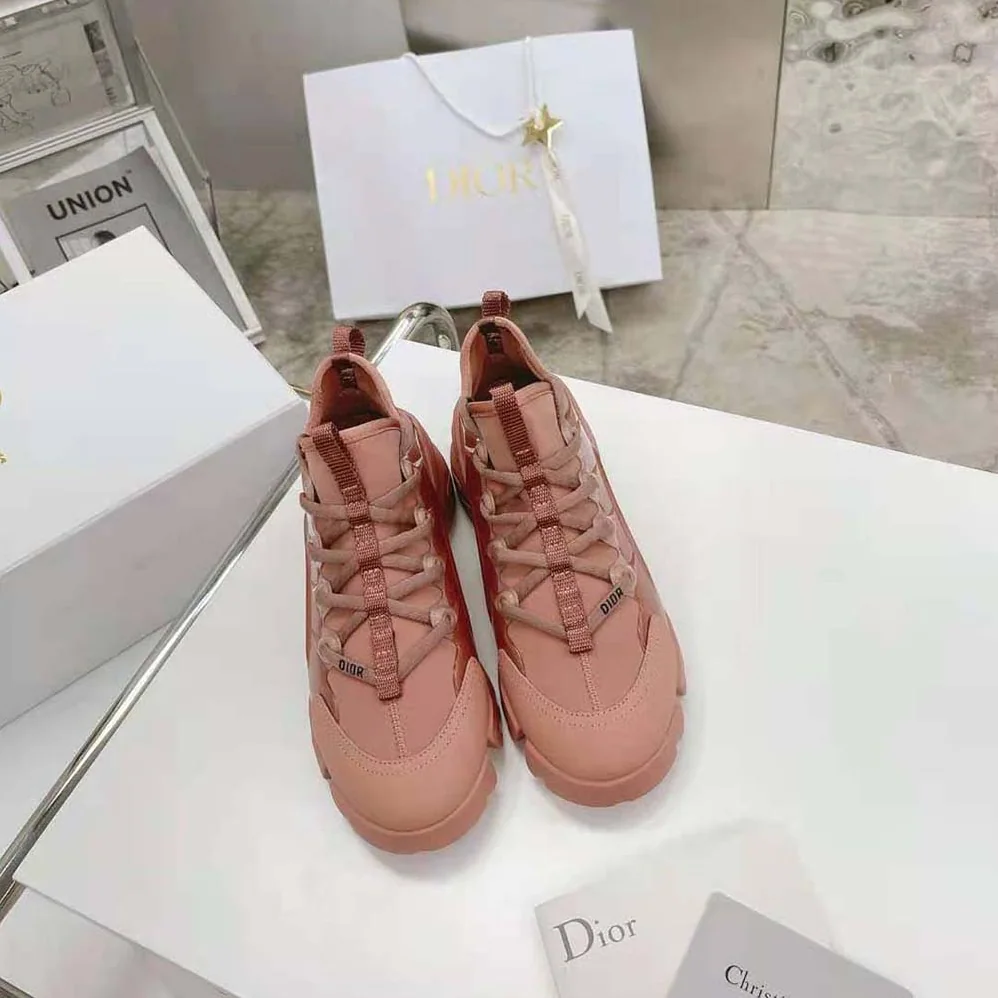 Dior D-connect Sneaker Dark Nude Technical Fabric for Women