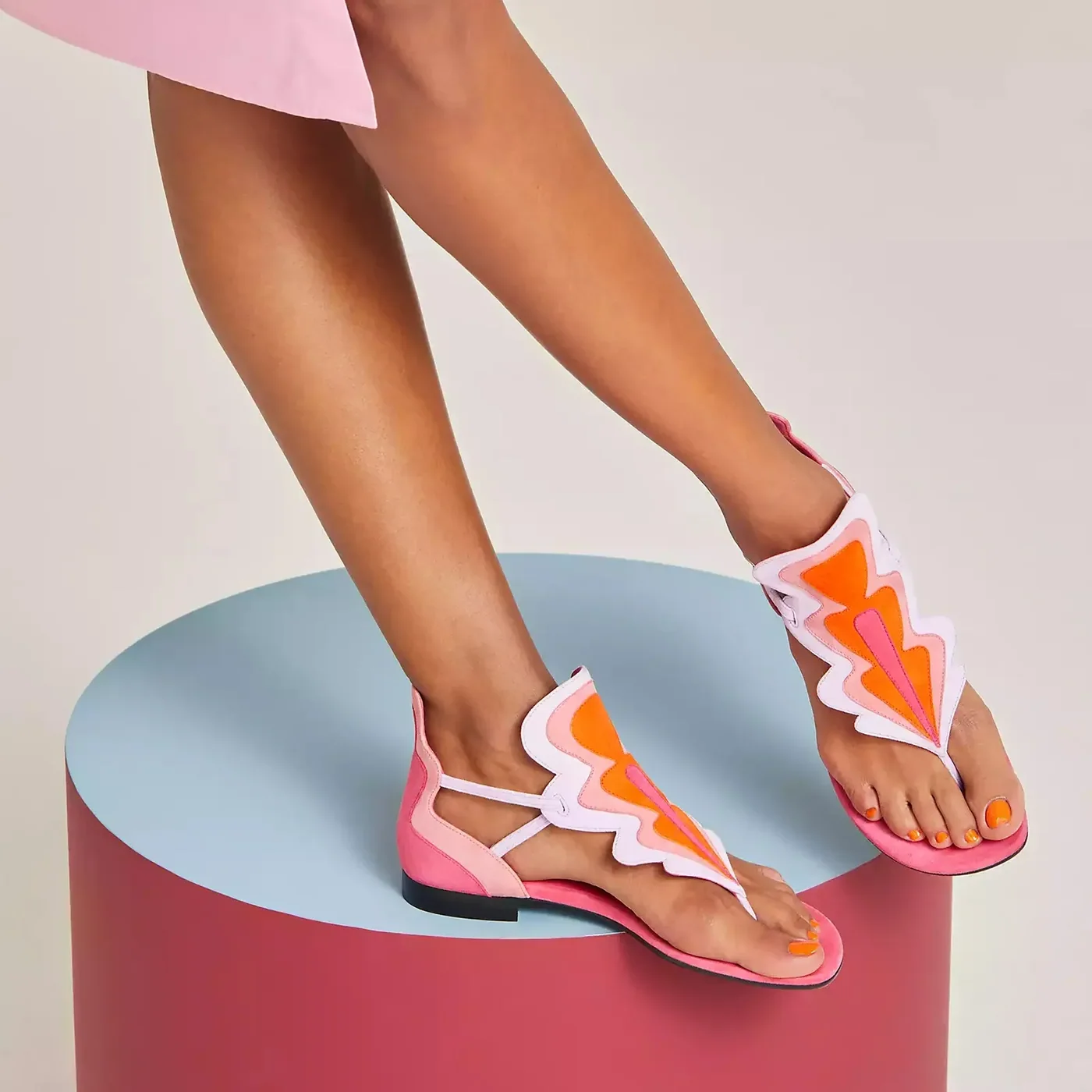 Garden Sandal Multicolore Rose Garden Sandal Multicolore Rose