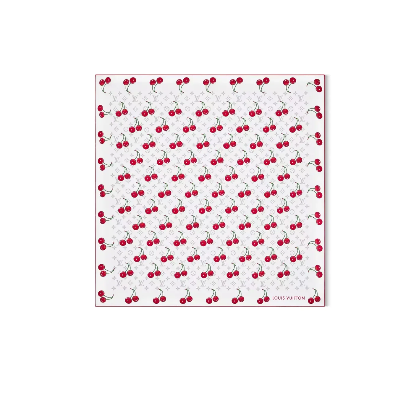 Louis Vuitton LV x TM Monogram Cerise Square 90 White /