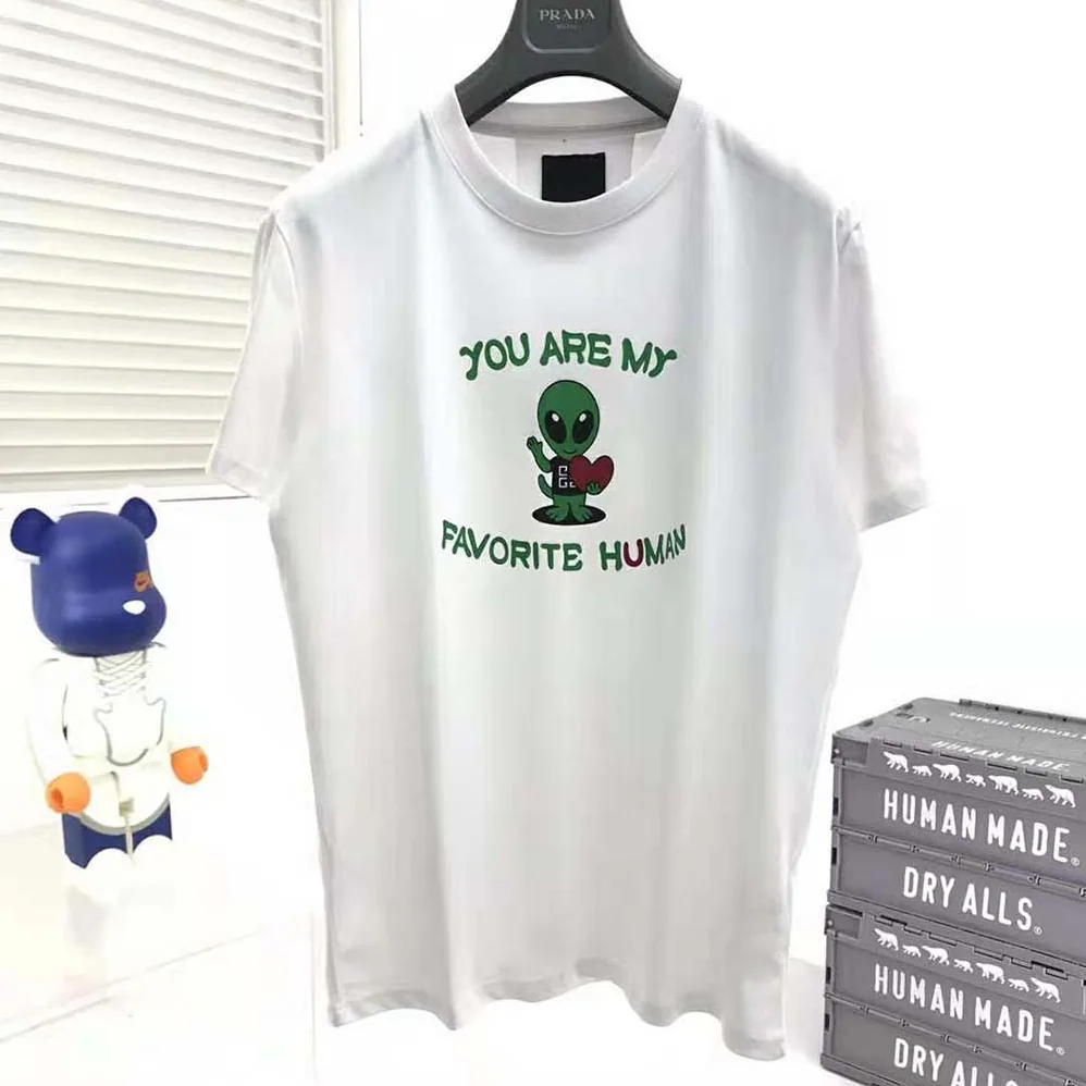 Givenchy Slim-Fit T-shirt in Printed Jersey for Women in White Givenchy Slim-Fit T-shirt in Printed Jersey for Women in White