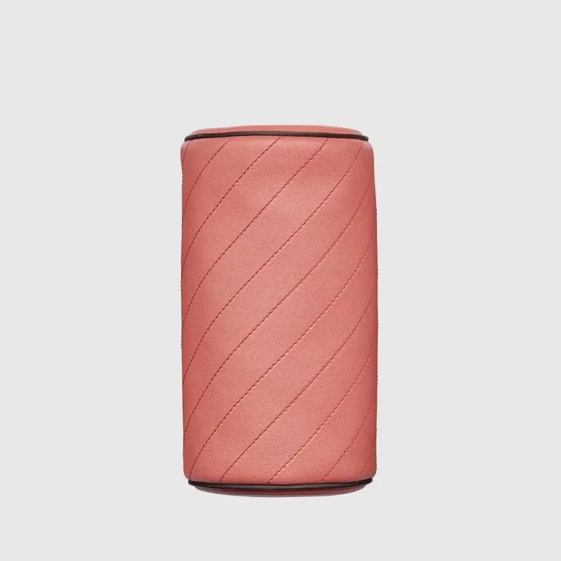 Gucci Blondie Mini Shoulder Bag in Pink Silver Hardware Gucci Blondie Mini Shoulder Bag in Pink Silver Hardware