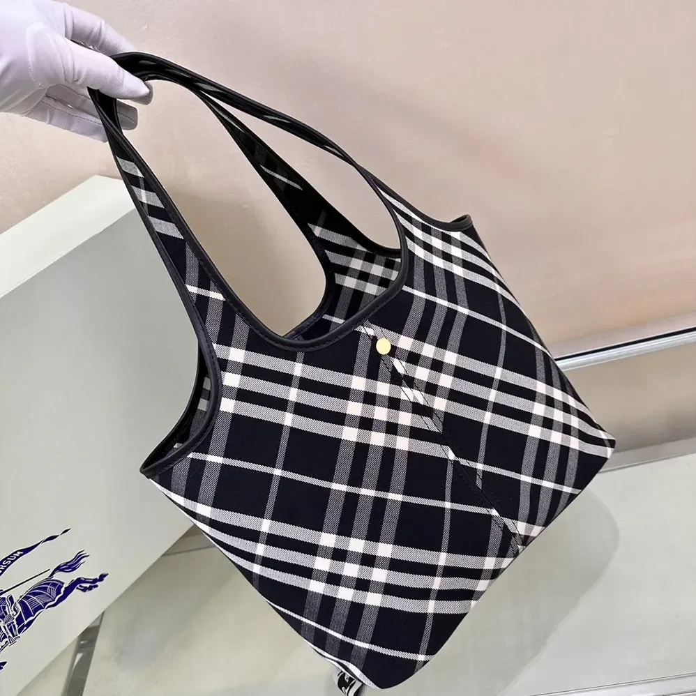 Burberry Small Check Tote for Women
