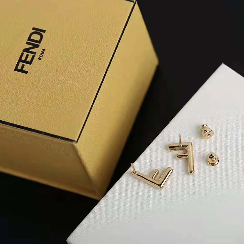 Fendi Small FF Gold for Women in color Earrings Fendi Small FF Gold for Women in color Earrings