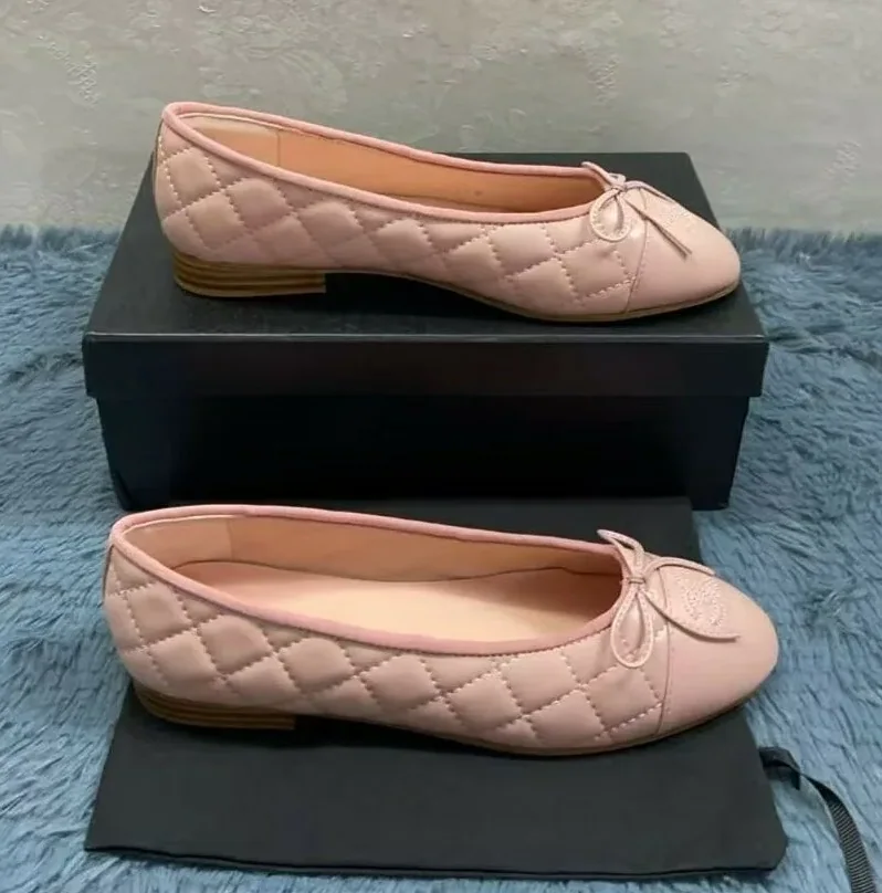 Chanel Light Pink Ballet Flats Chanel Light Pink Ballet Flats