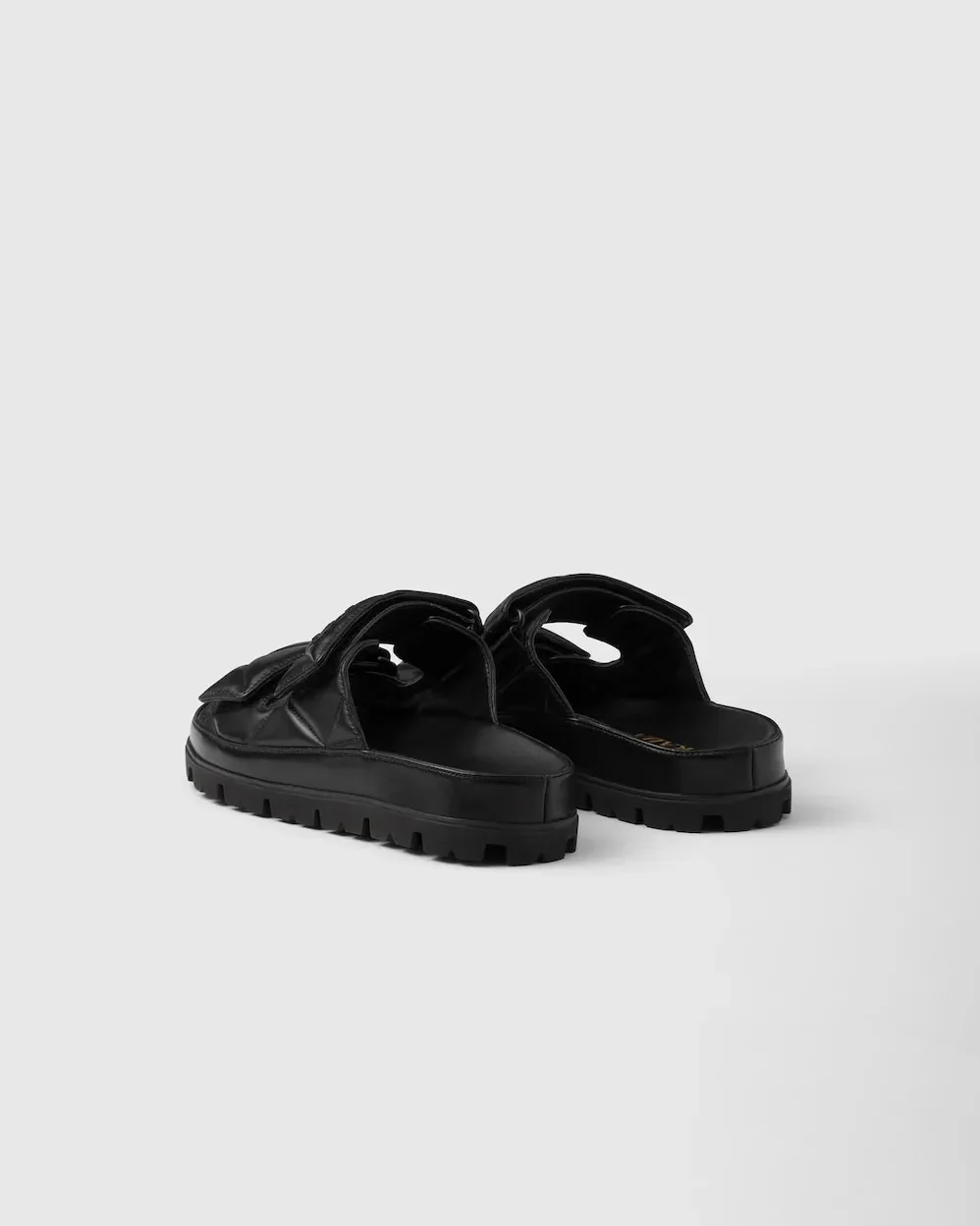 Prada Padded Nappa Sandals Black / 1X721M_038_F0002_F_020