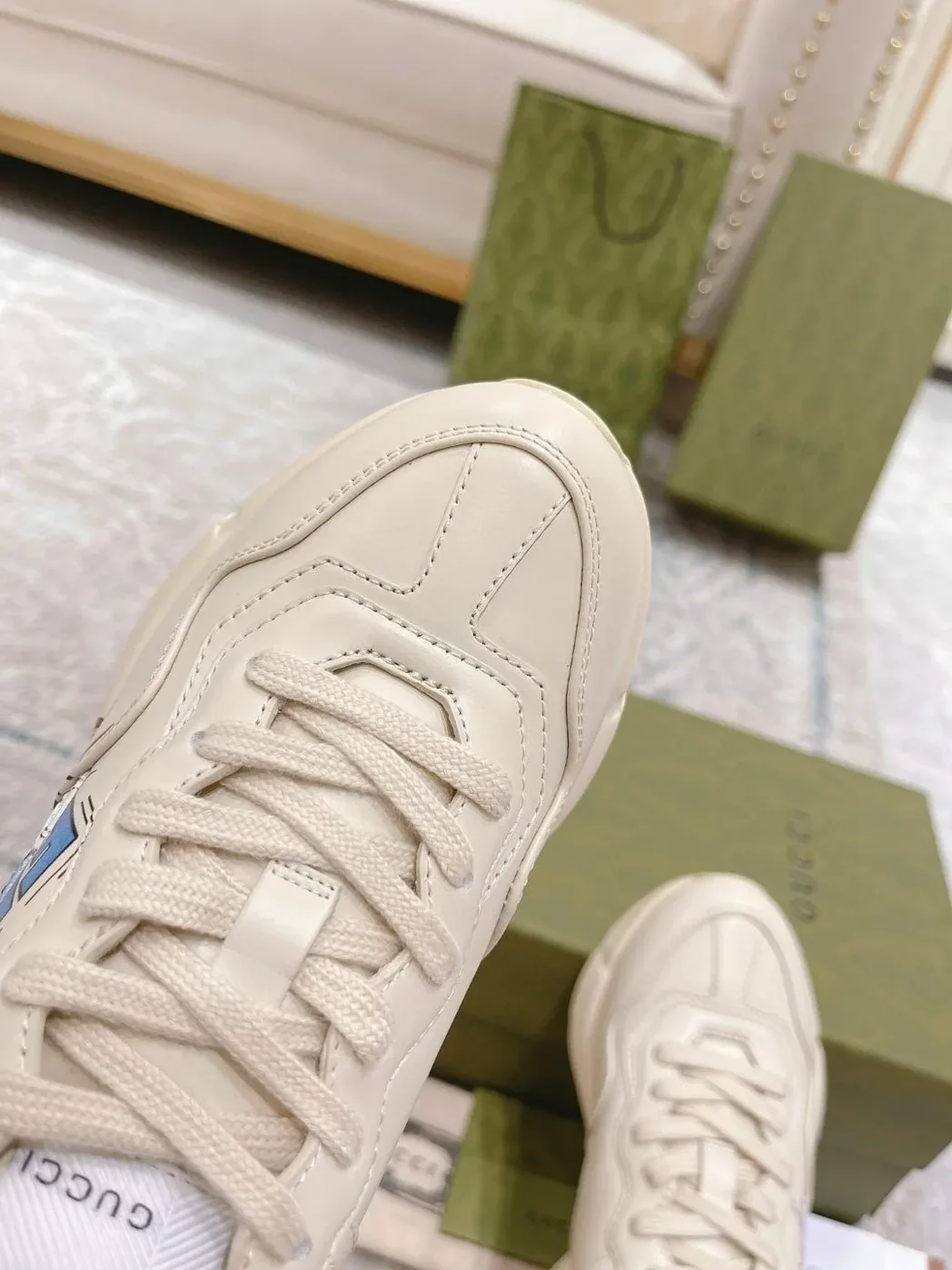 Gucci Disney x Donald Duck Rhyton Sneaker White Gucci Disney x Donald Duck Rhyton Sneaker White