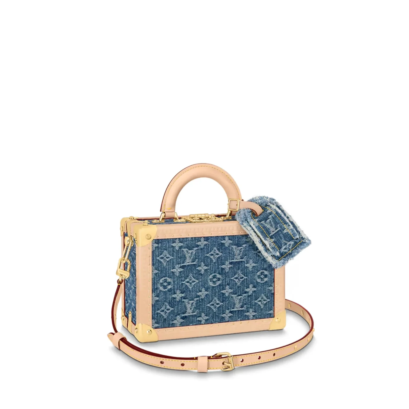 Louis Vuitton Petite Valise Denim Bleu Blue 8.9 Inches/ Louis Vuitton Petite Valise Denim Bleu Blue 8.9 Inches/