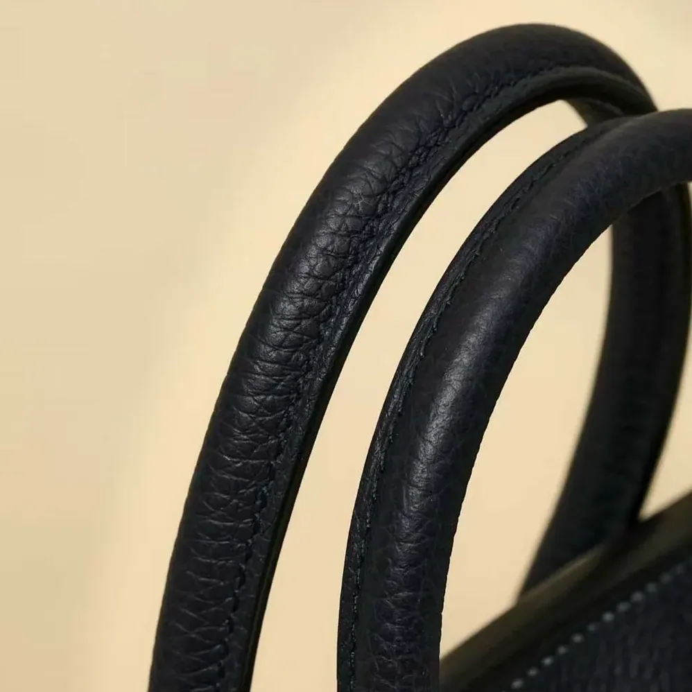 Hermes Birkin 30 Bag in Epsom Leather with Silver Hardware in Black/Silver