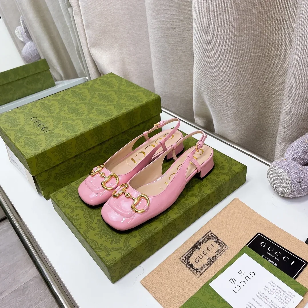 Gucci Slingback With Horsebit Light Pink for Women