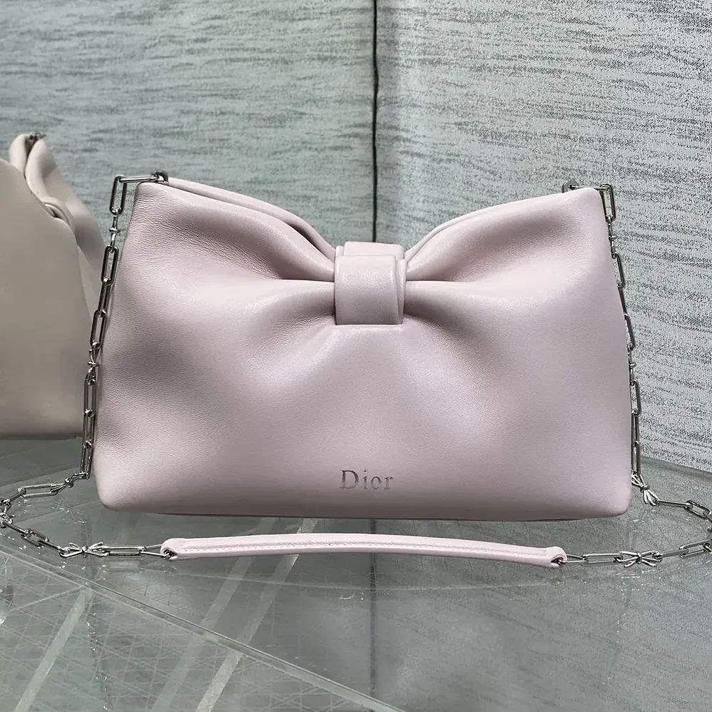 Dior Small Dior Bow Bag Rose Songe lambskin for Women Dior Small Dior Bow Bag Rose Songe lambskin for Women