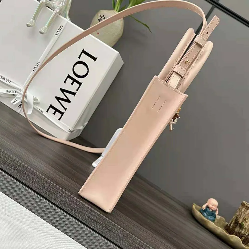 Loewe Standard A5 Tote in Sleek Calfskin for Women in Pink Loewe Standard A5 Tote in Sleek Calfskin for Women in Pink