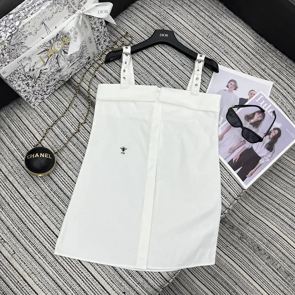 Dior Blouse White Cotton Poplin for Women
