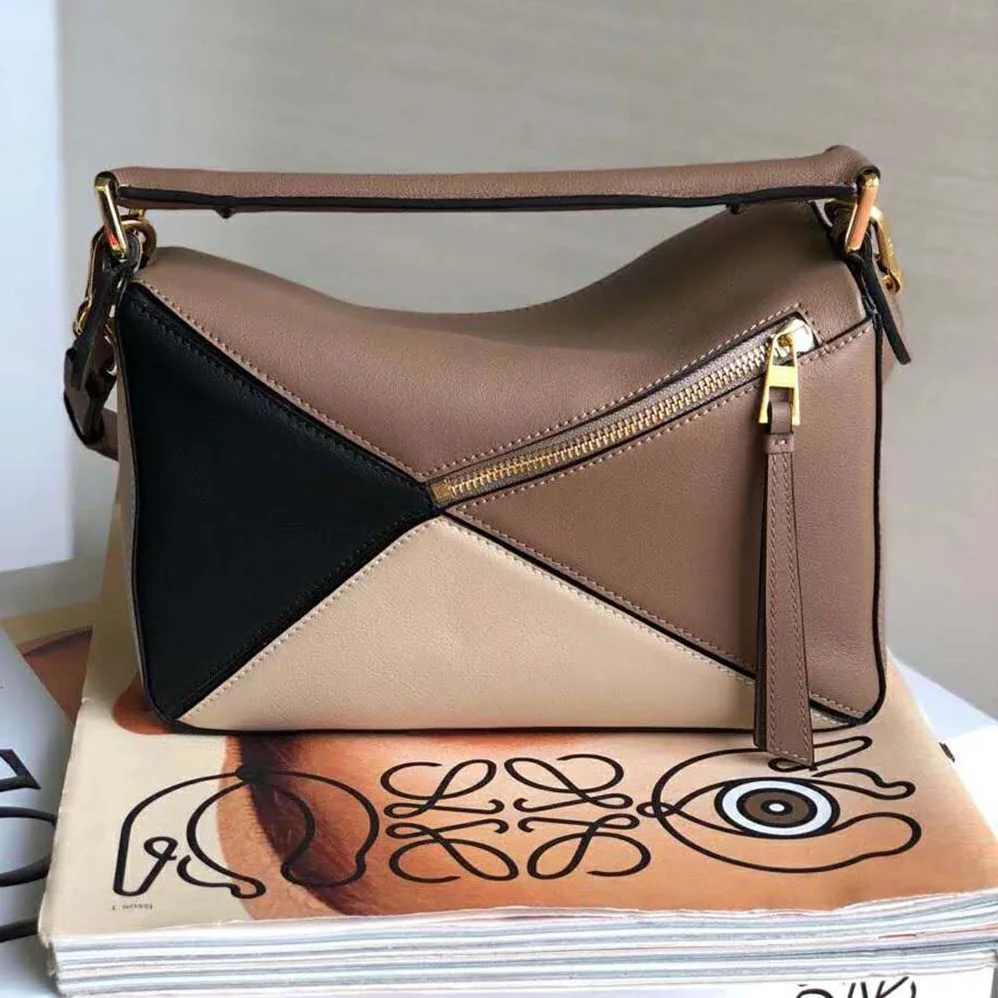 Loewe Puzzle Bag Amber for Women in Light Oat Loewe Puzzle Bag Amber for Women in Light Oat