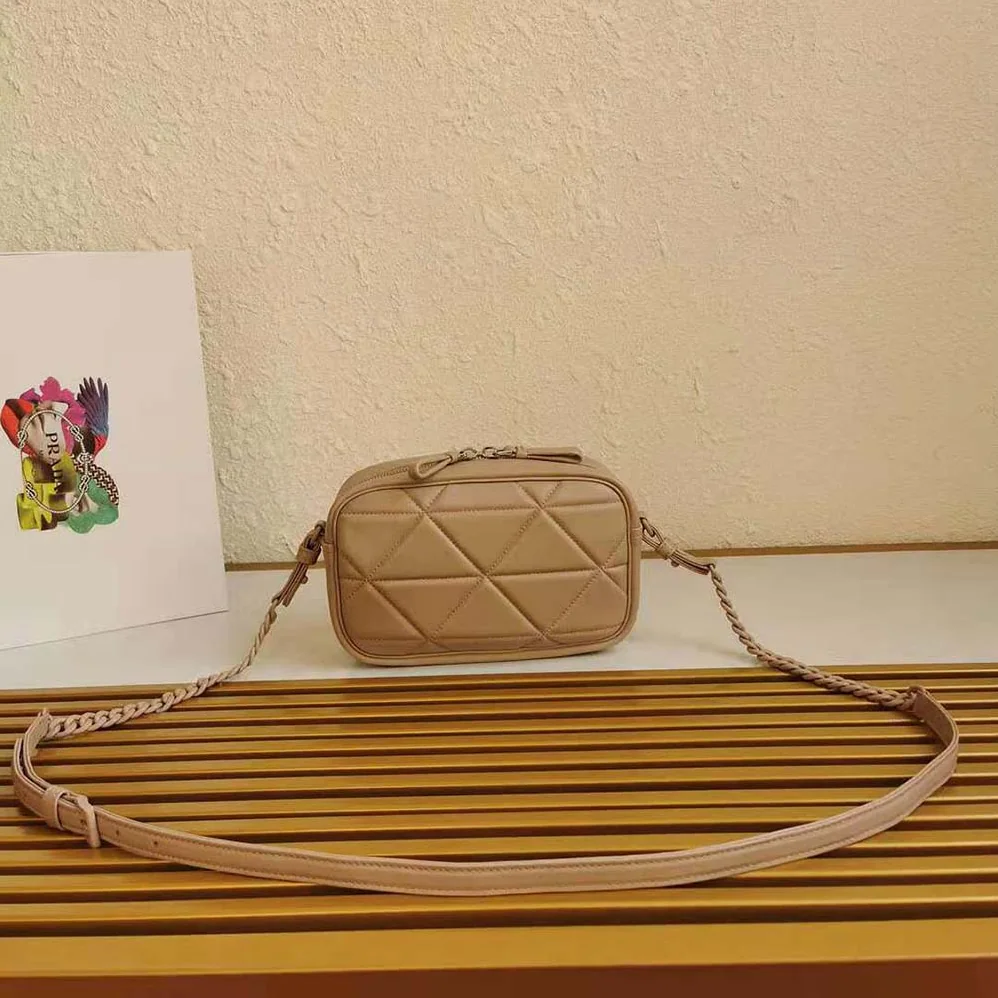 Prada Spectrum Nappa Leather Shoulder Bag for Women in Pink