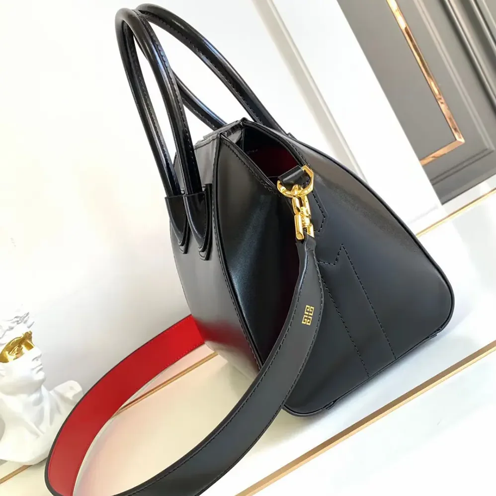 Givenchy Mini Antigona Bag in Box Leather for Women in Black